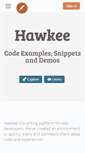 Mobile Screenshot of hawkee.com