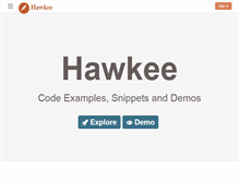 Tablet Screenshot of hawkee.com